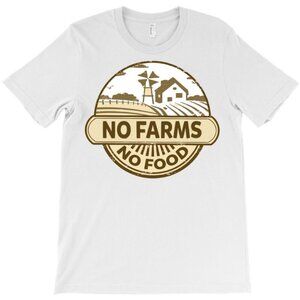 No Farms No Food Environmental Statement Graphic Classic Supporter Farming 91